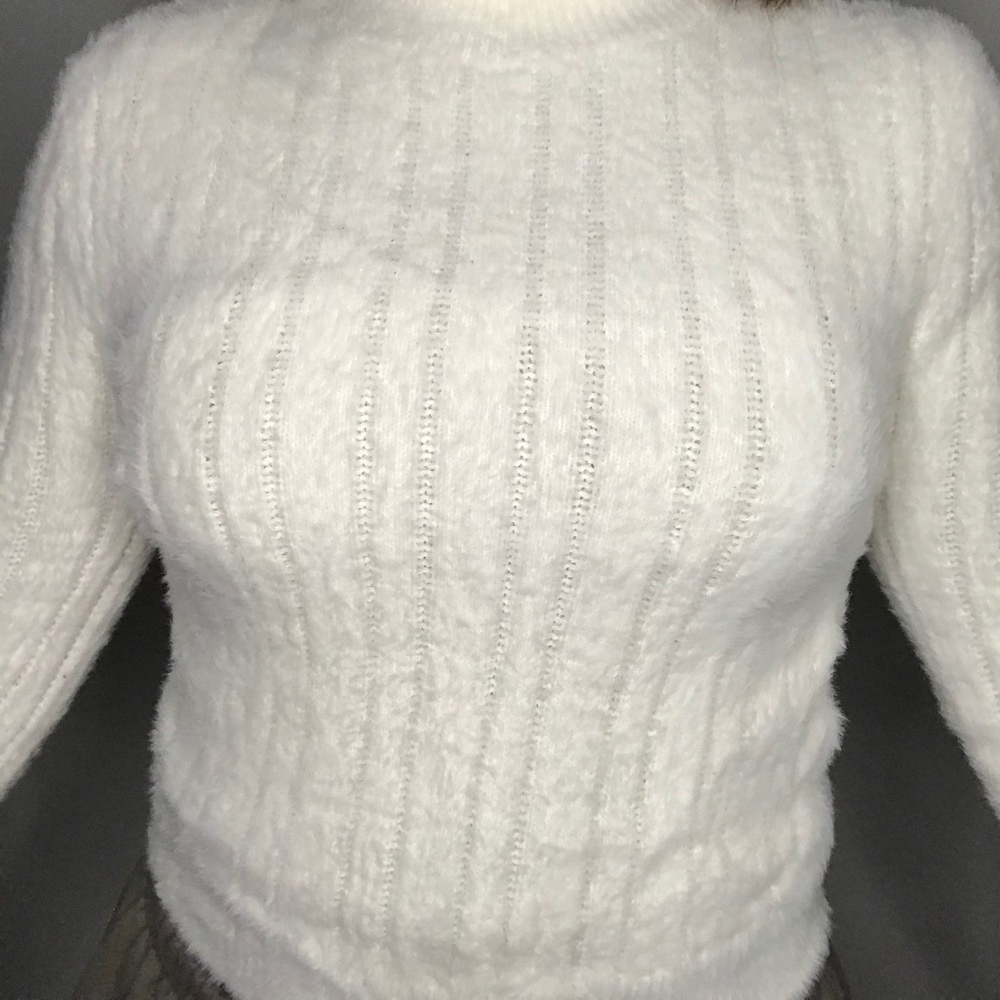 White Turtle neck sweater